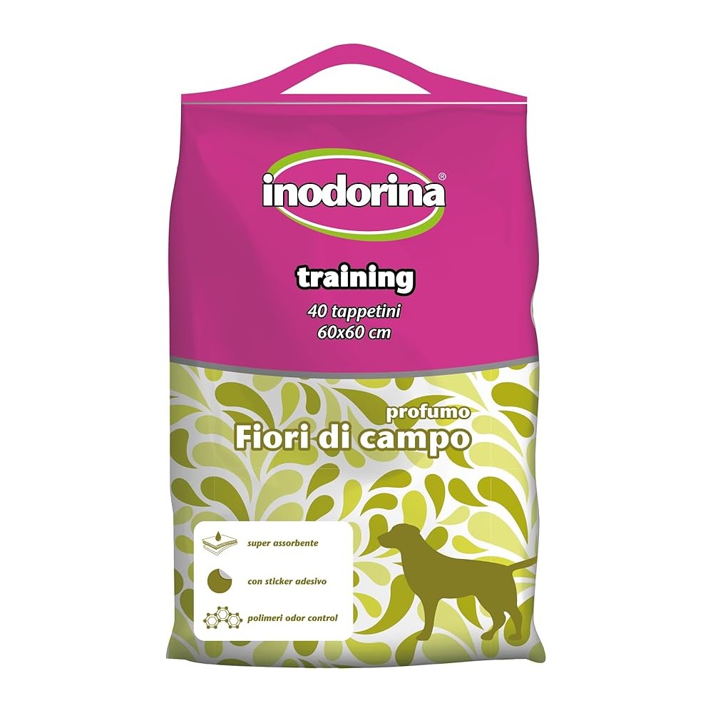 Inodorina Tappetini Assorbenti 40 Pz Fiori 60X60