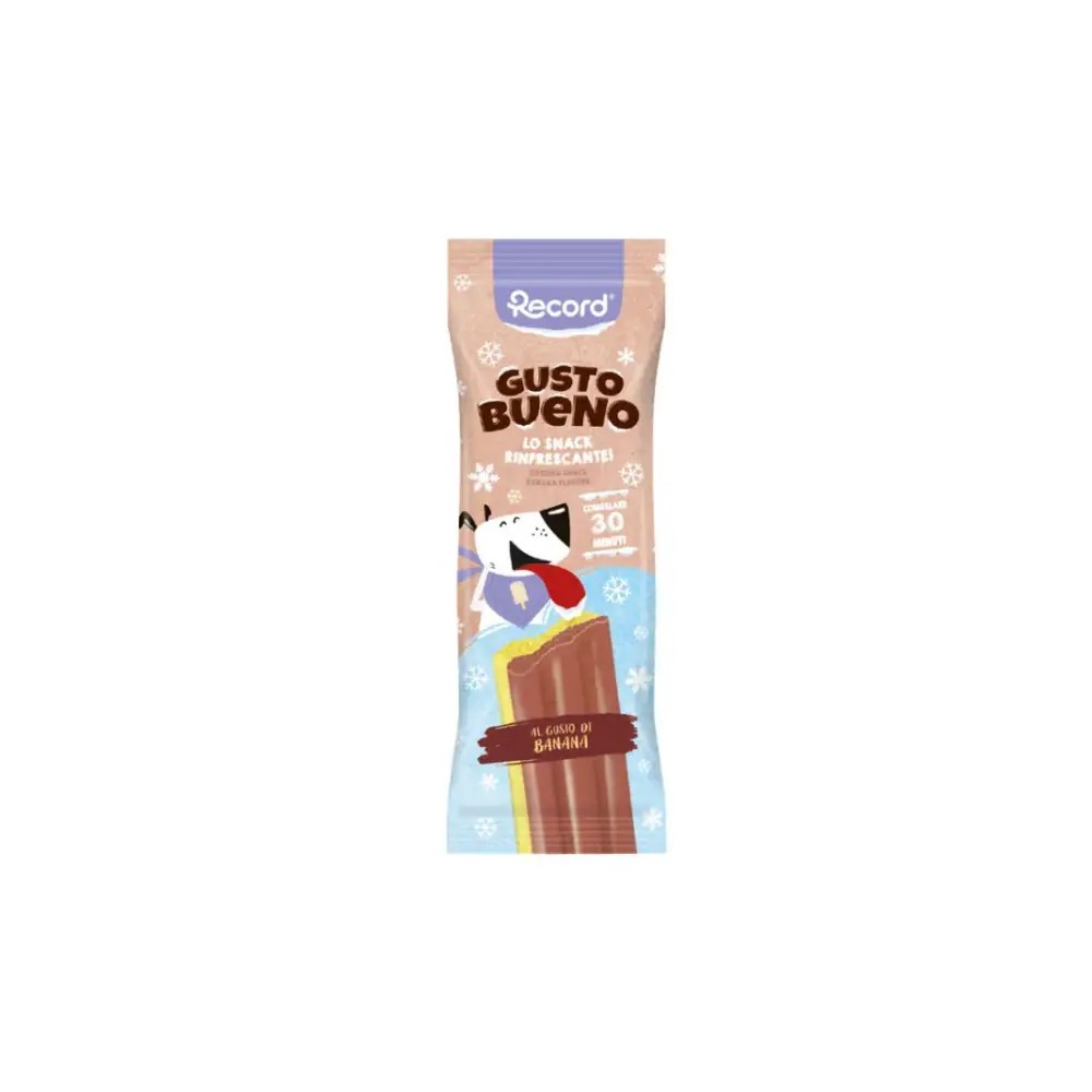 Helado Snack Per Cani Al Gusto Banana E Nocciola 50Gr
