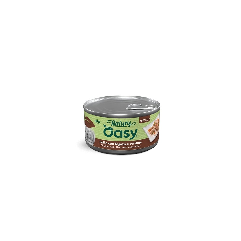 Oasy Dog Soft Jelly - Pollo Con Fegato E Verdure 150 Gr