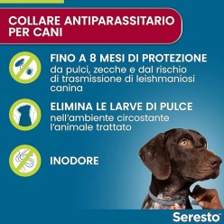 Collare Seresto Antiparassitario Per Cani Fino A 8 Kg
