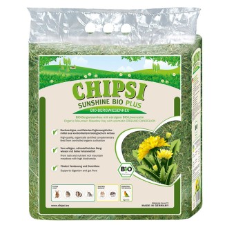 Fieno Di Prato Chipsi Sunshine Bio Plus 600 Gr Al Tarassaco