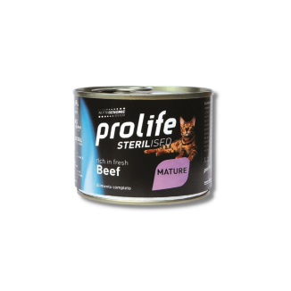 Prolife Cat Sterilised Grain Free Mature Manzo 200G