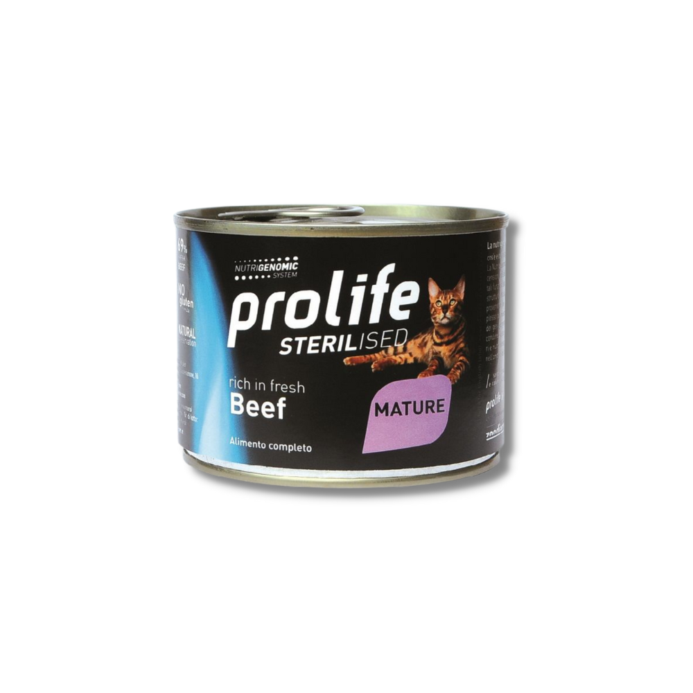 Prolife Cat Sterilised Grain Free Mature Manzo 200G