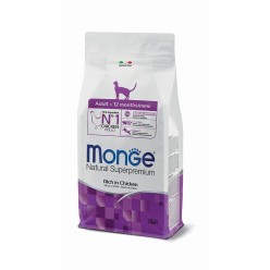 MONGE CAT ADULT POLLO 10 KG CROCCHETTE GATTO
