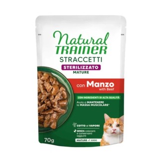 NATURAL TRAINER STRACCETTI STERILISED MATURE MANZO 70G