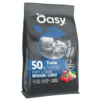 Oasy Dog Grain Free Puppy E Junior Tonno Mini 2 Kg
