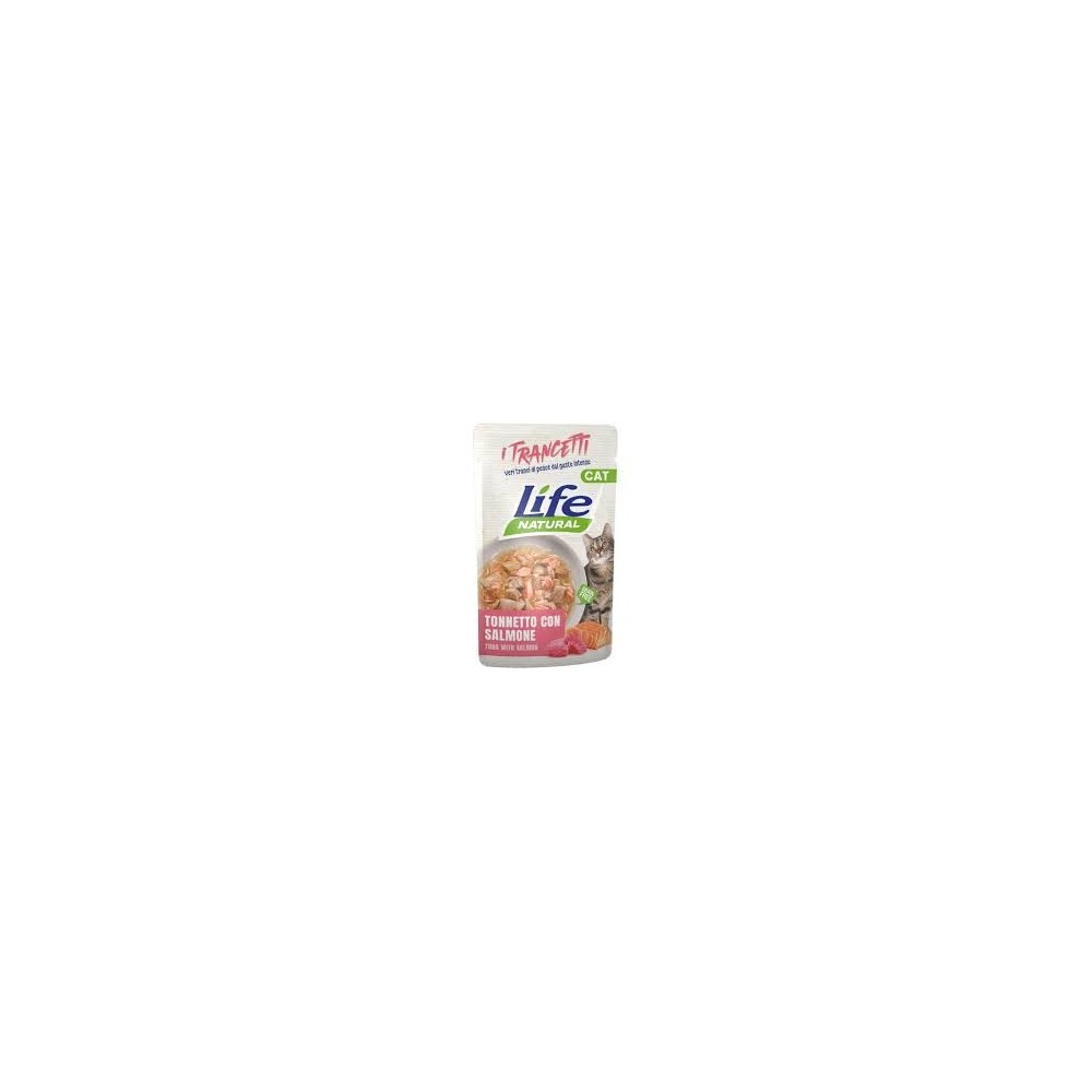 Life Cat Trancetti Grain Free Tonetto Con Salmone 55 Gr