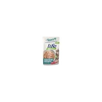 Life Cat Trancetti Grain Free Tonnetto Con Prosciutto 55 Gr