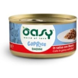 Oasy Caprice Dadini  85 Gr In Salsa Con Manzo
