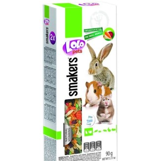 SNACK PER RODITORI E CONIGLI  DI VERDURA 2 PZ 90GR