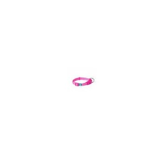 Leo Pet Collare Nylon M 40X55X2 Cm Fucsia