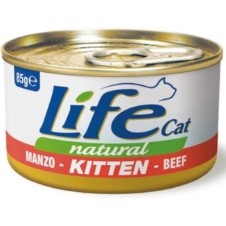 Life Cat Kitten Manzo 85 Gr cibo umido