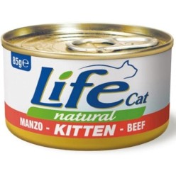 Life Cat Kitten Manzo 85 Gr cibo umido