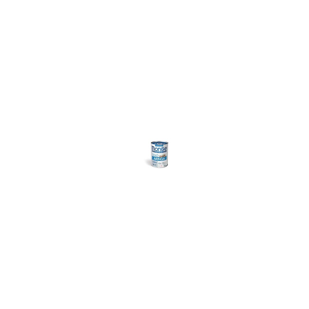 Monge monoprotein solo aringa 400 g cibo umido per cani