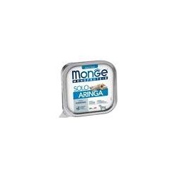MONGE MONOPROTEIN SOLO ARINGA 150GR  CIBO UMIDO PER CANI