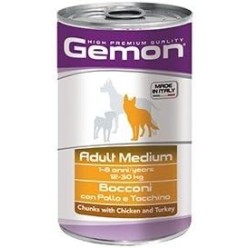 Gemon Dog Pollo/Tacchino 1250 cibo umido
