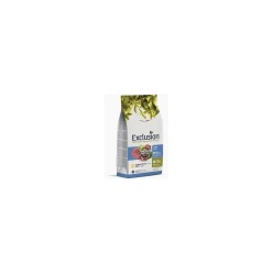 Scorta Mese: 1 Sacco cibo per cani Exclusion mantenimento Pollo Manzo Agnello Tonno a scelta 3kg + 6 Lattine mono da 400gr