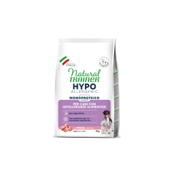 NATURAL TRAINER HYPOALLERGENIC MONOPROTEICO PER CANI ADULT ALL BREDS  MAIALE 3 KG