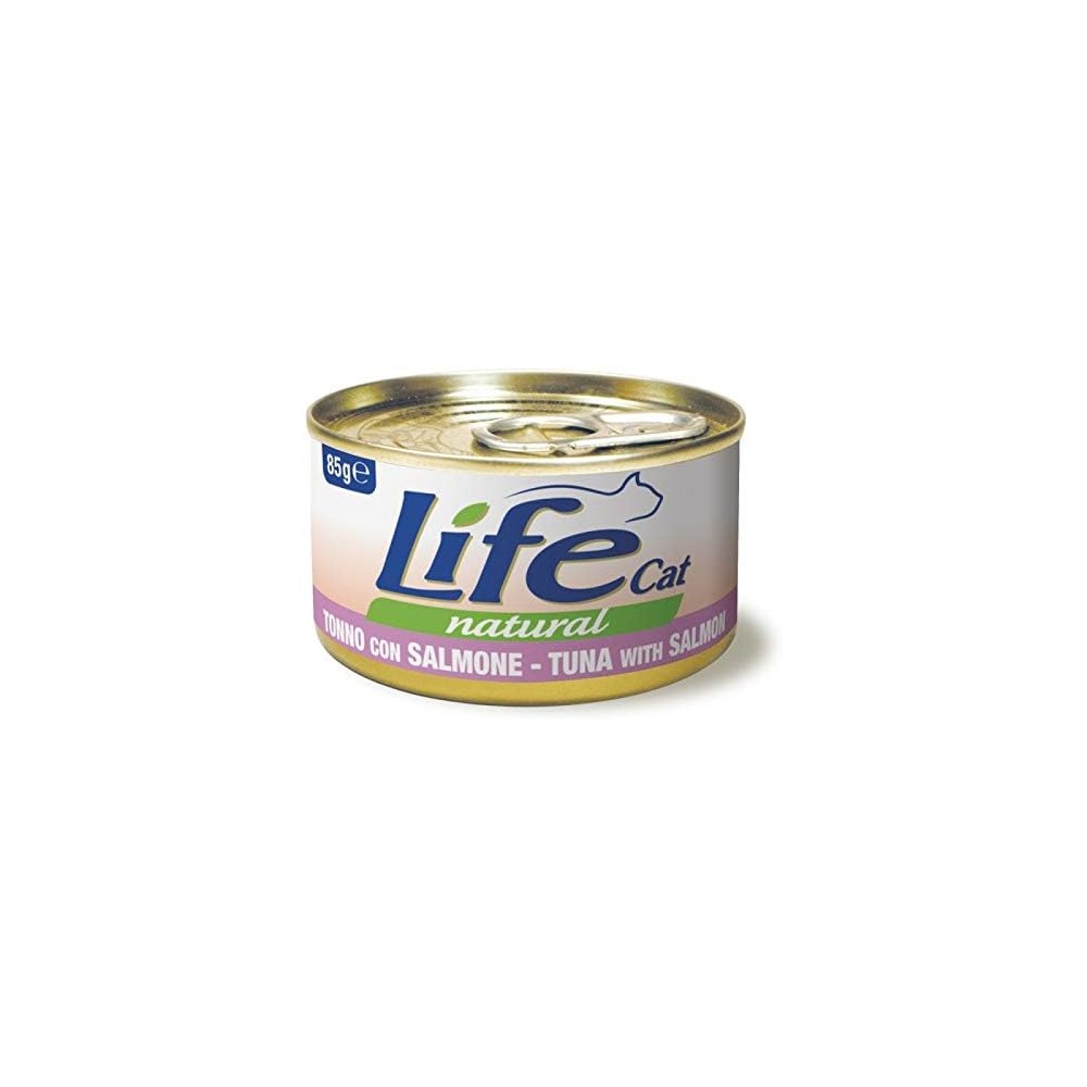 Life Cat Tonno/Salmone 85 Gr cibo umido