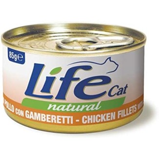 Life Cat Pollo/Gamberetti 85 Gr cibo umido