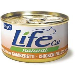 Life Cat Pollo/Gamberetti 85 Gr cibo umido
