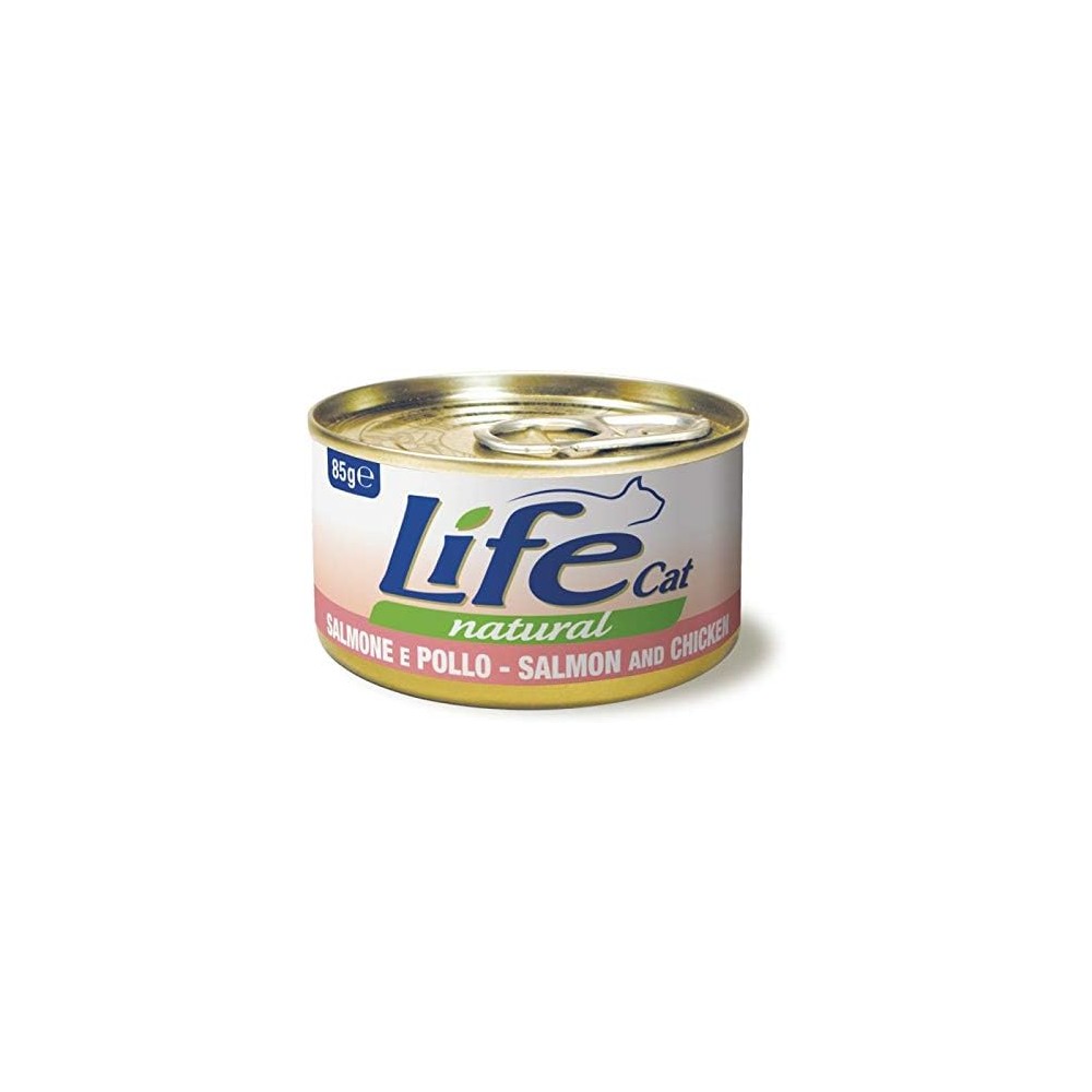 Life Cat Salmone/Pollo 85 Gr cibo umido