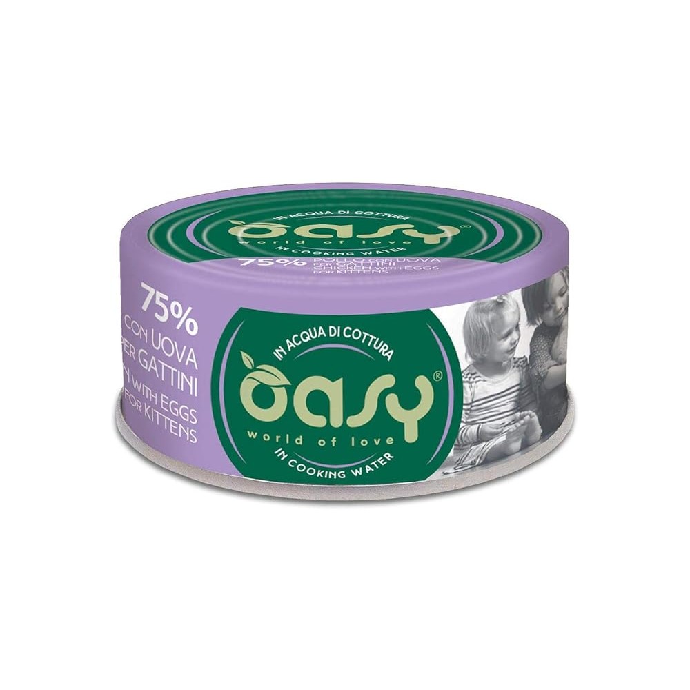Oasy More Love Lattina Pollo/Uova/Gattini 70 Gr