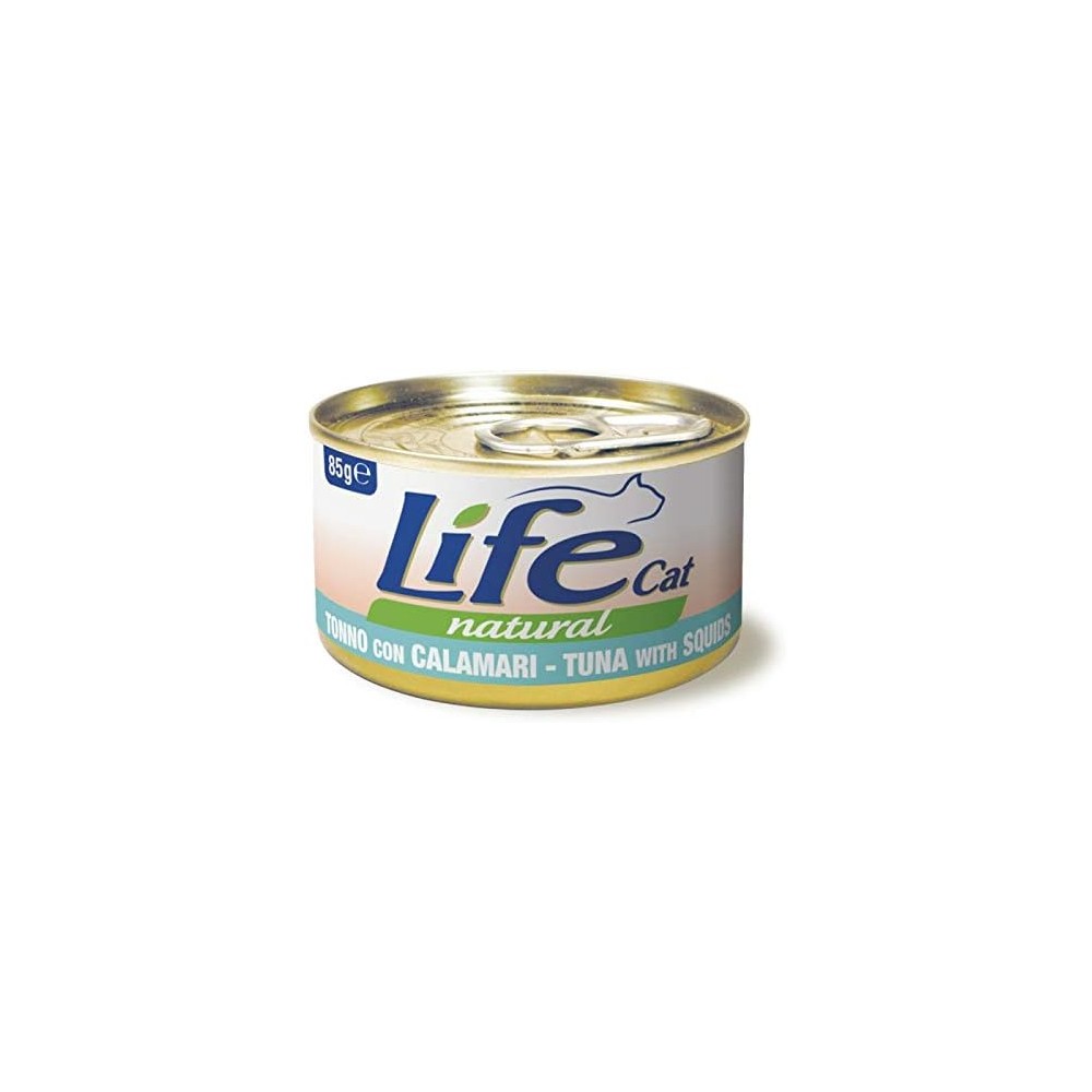 Life Cat Tonno/Calamari 85 Gr cibo umido
