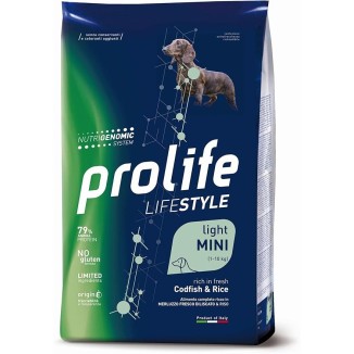 Prolife Crocchette cane Light Merluizzo/Riso 2 Kg