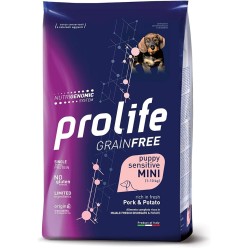 Prolife Puppy Crocchette  Cane Mini 2 Kg Grain free Maiale/Patate