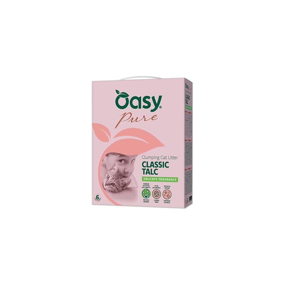 Oasy Lettiera Minerale Pure Talco 6 Lt