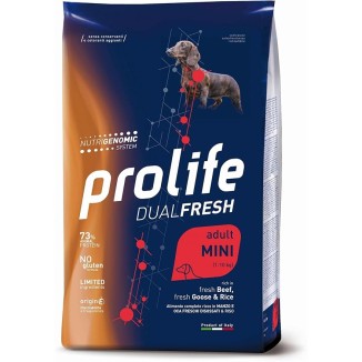 Prolife dual fresh crocchette cane  Manzo/Oca Mini 2Kg