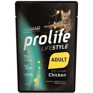 Prolife lifestyle Gatto  Adult  Pollo 85Gr cibo umido