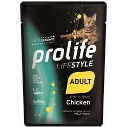 Prolife lifestyle Gatto  Adult  Pollo 85Gr cibo umido