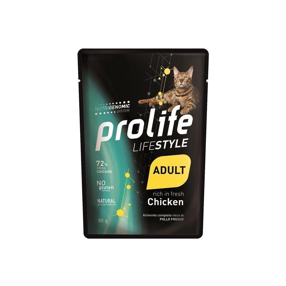 Prolife lifestyle Gatto  Adult  Pollo 85Gr cibo umido
