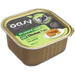 Oasy Dog Grain Free   Puppy Pollo Con Patate 150G  cibo umido per cani
