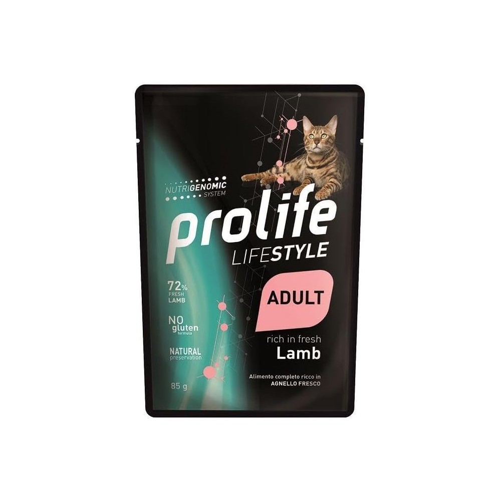 Prolife lifestyle Gatto Adult Agnello 85Gr cibo umido