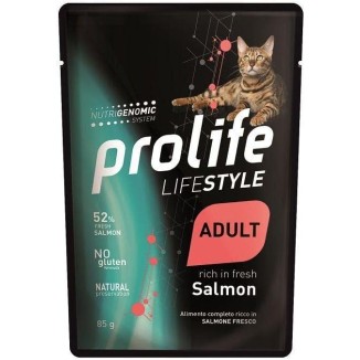 Prolife lifestyle Gatto Adult Salmone 85 Gr cibo umido