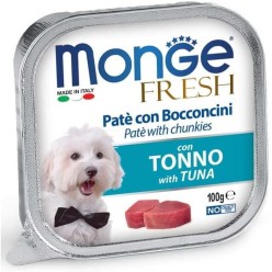 Monge Fresh Patè Con Bocconcini Tonno 100G Cibo Umido