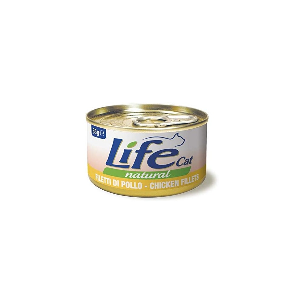 Life Cat Filetti Di Pollo 85 Gr cibo umido