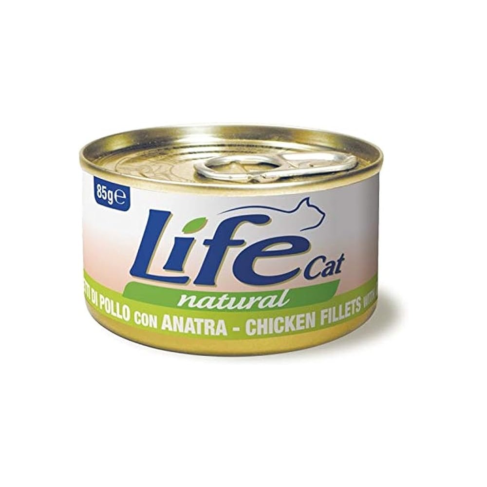 Life Cat Pollo/Anatra 85 Gr cibo umido