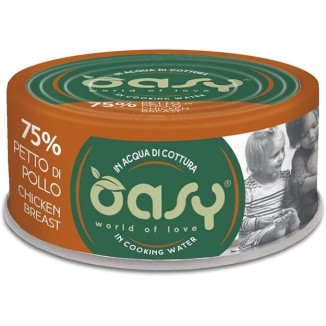 Oasy More Love Lattina Petto Di Pollo 70 Gr   cibo umido per gatti
