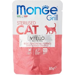 Monge Grill Bocconcini in Jelly – Ricco in Vitello – Sterilised cibo umido