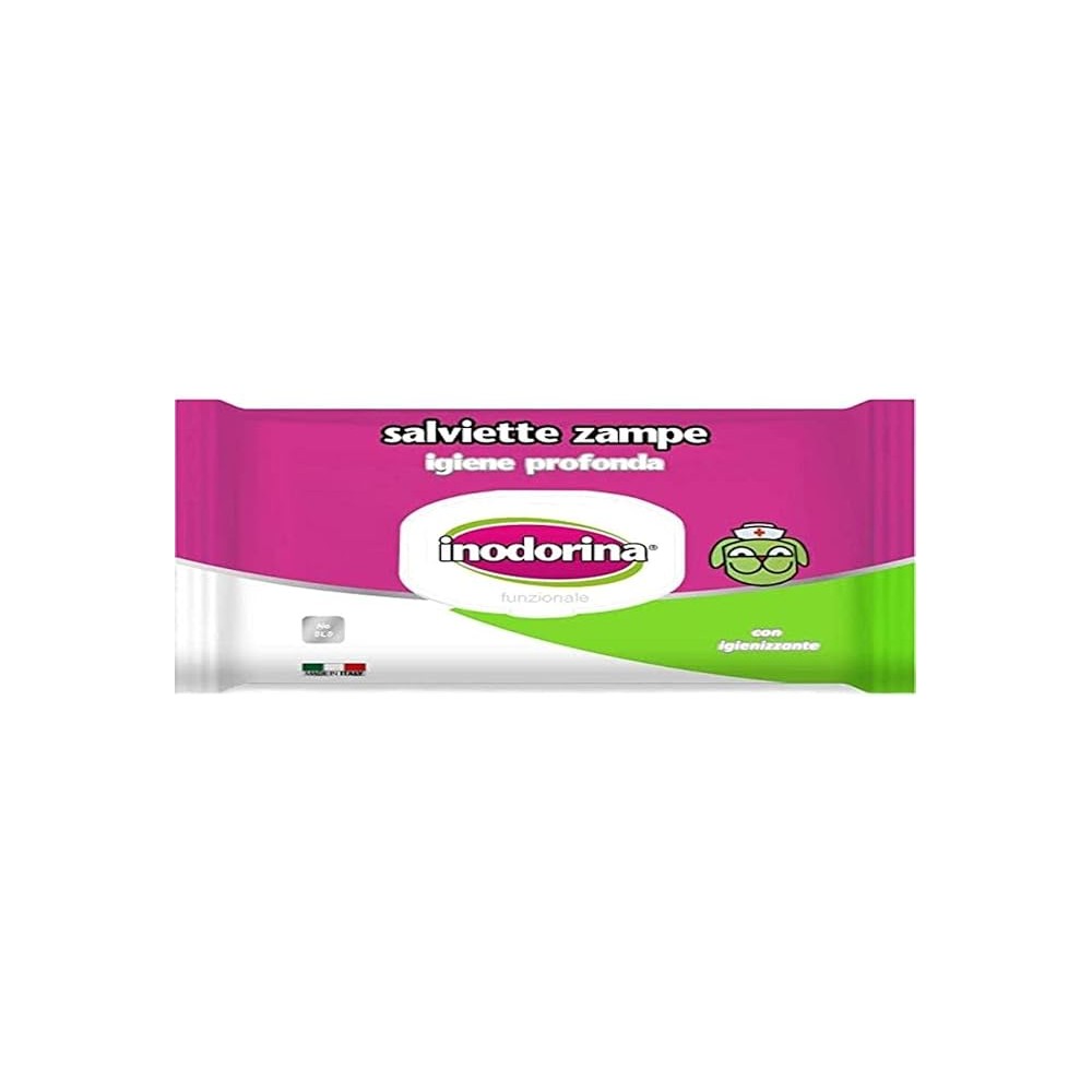 Inodorina Salviette  Zampe Con Igienizzante