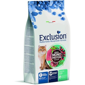 Exclusion  Monoproteico crocchette gatto Sterilized Tuna 1,5 Kg