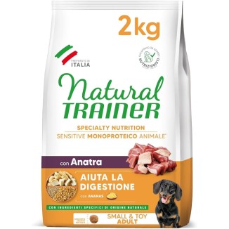 Natural Trainer crocchette cane  Mini Sensitive Anatra 2 Kg