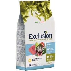 Exclusion monoproteico crocchette cane  Puppy Medium Tonno 3 Kg
