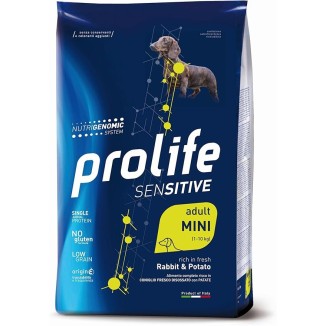 Prolife Sensitive Crocchette cane Coniglio e Patate Adult Mini 2 Kg