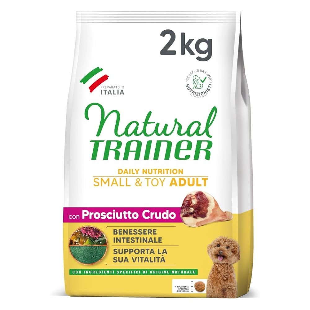 Natural Trainer crocchette cane  Prosciutto  Crudo 1.5 Kg + Nutrinsaporepore