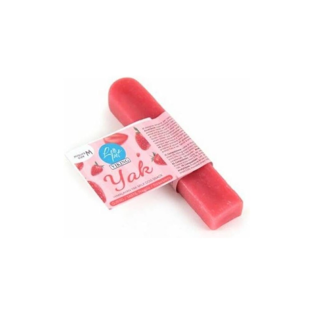 Snack Con Latte Di Yak Con Fragola 130 Gr